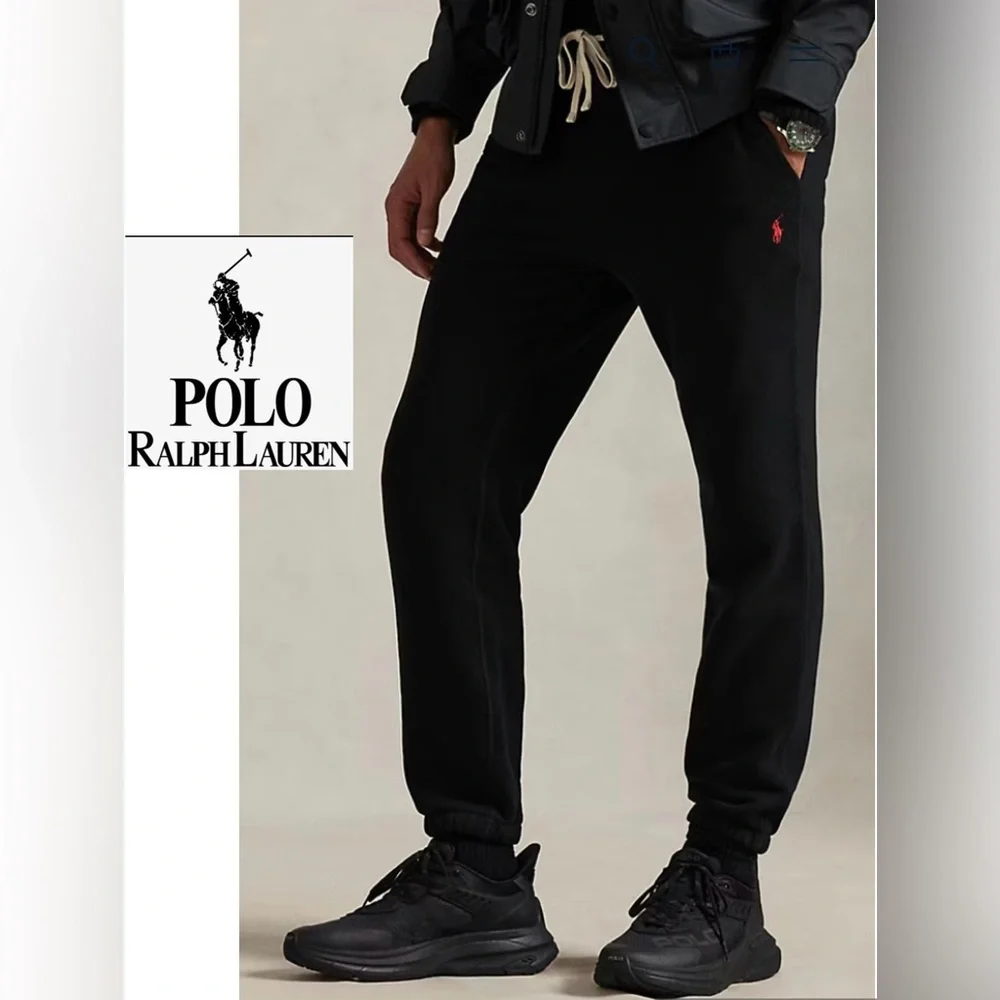 Polo Ralph Lauren Men’s Sz XS Polo‎ Black Fleece Sweatpants